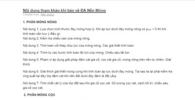 Câu hỏi bảo vệ đồ án nền móng