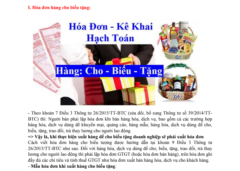1555929383hoa-don-qua-bieu-tang Qùa biếu tặng - viết hóa đơn, hạch toán như thế nào?