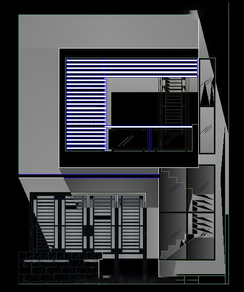 Thiết kế nhà ở 2 tầng kích thước 7,5×10,4m