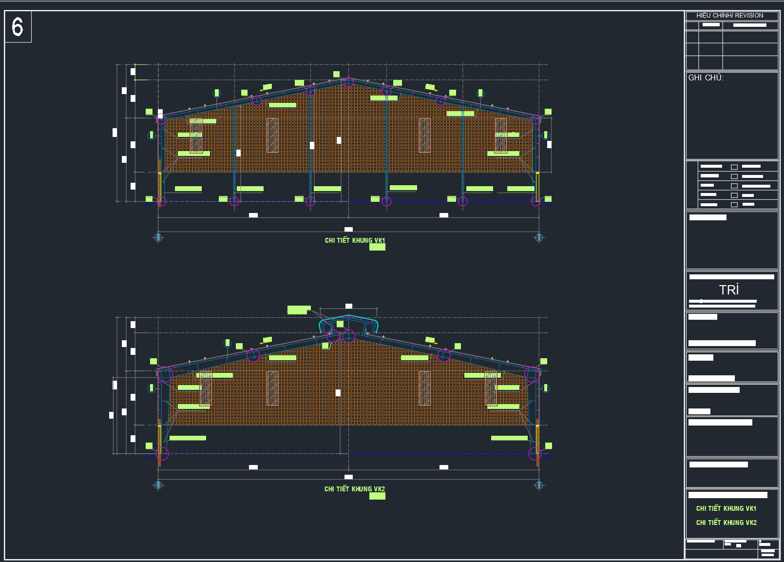 Bản vẽ autocad nhà xưởng 30x60m chuyên nghiệp