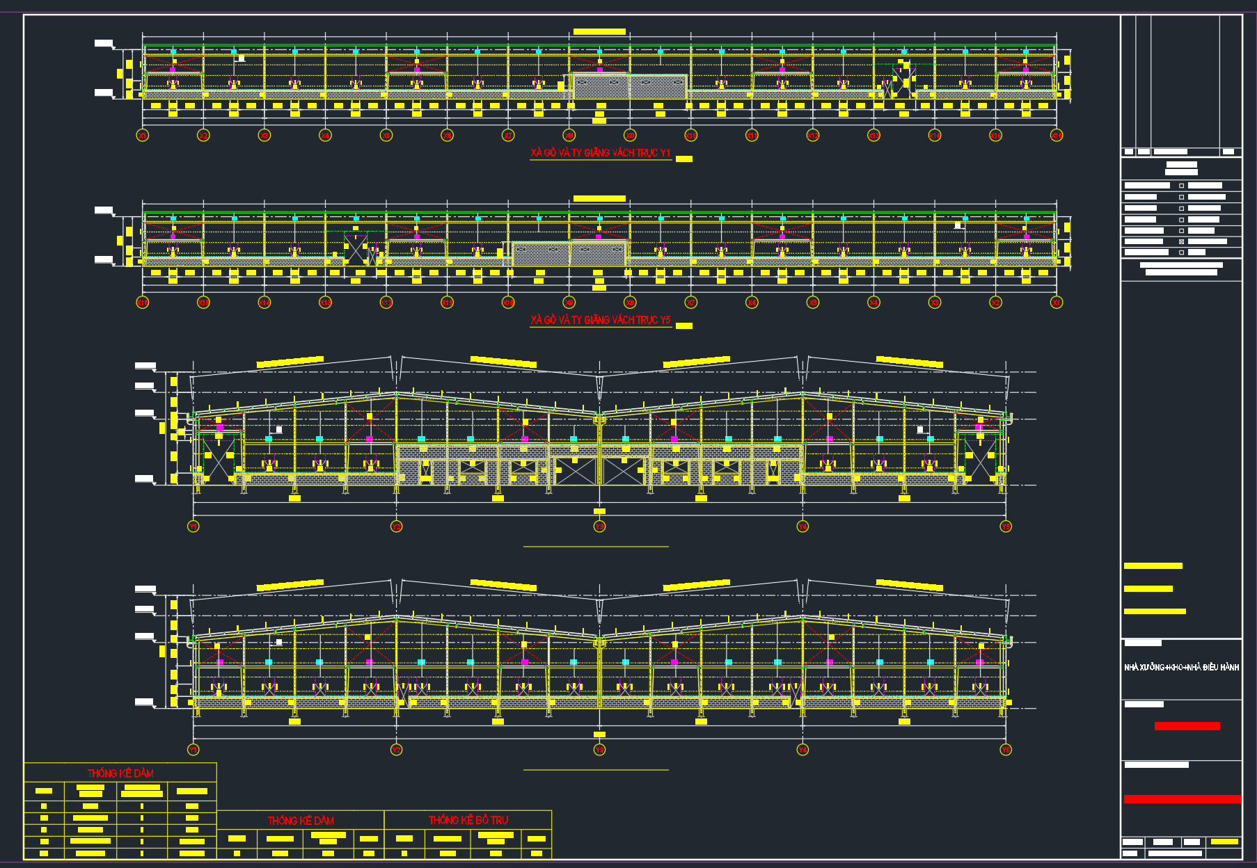 Bản vẽ thiết kế nhà xưởng 80x120m chi tiết