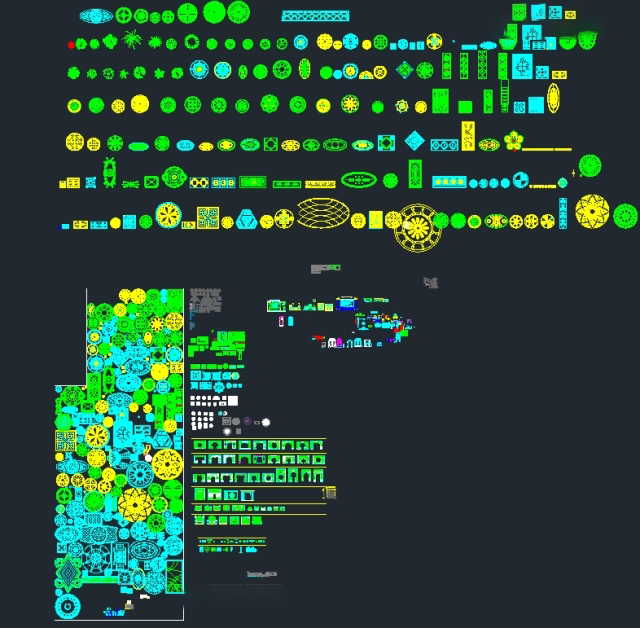 Thư viện autocad siêu đầy đủ của nước ngoài ( bộ hoa văn, thảm, phù điêu. )