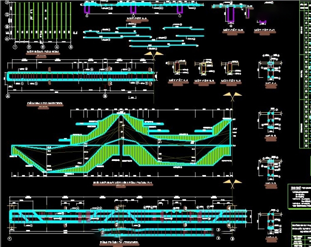 Bản vẽ Autocad _ Đồ án bê tông cốt thép