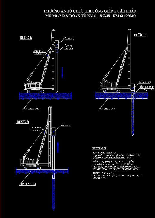 BIỆN PHÁP THI CÔNG CỌC VUÔNG BTCT & CỌC CÁT