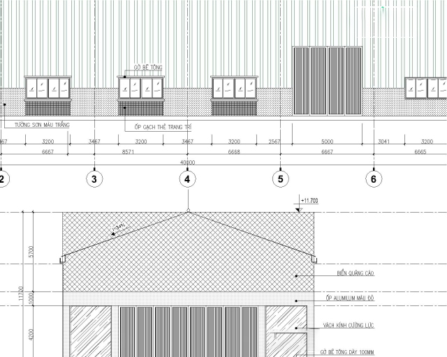 Chia sẻ bộ bản vẽ nhà xưởng kết cấu thép kích thước 18x40m